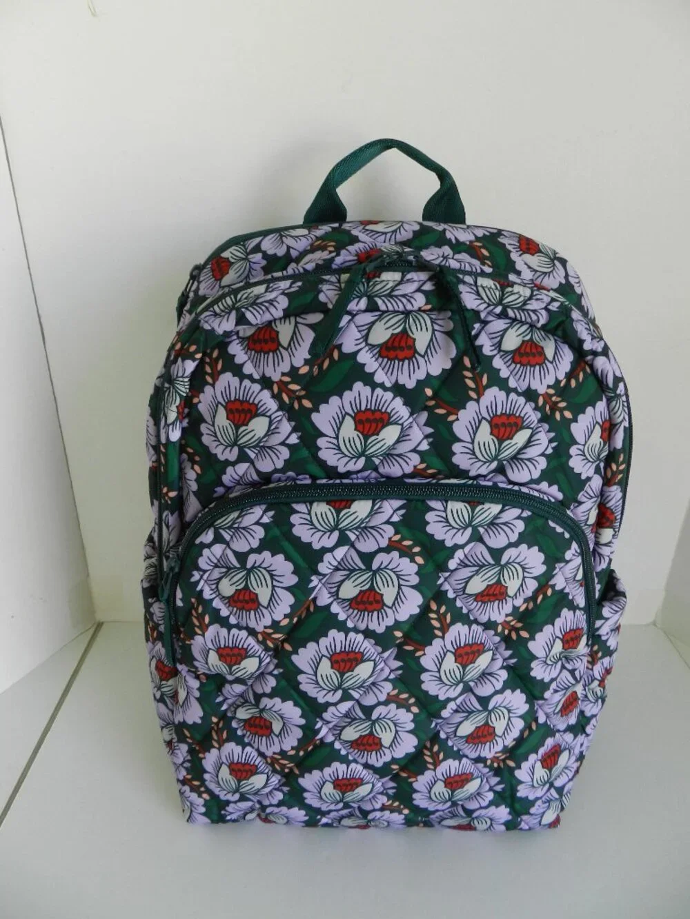 Vera Bradley Ultralight Essential LARGE Backpack Laptop Bag Floral